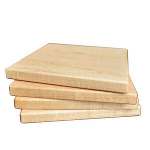 Posavasos de nogal de madera con mango de alta calidad, forma Simple y cuadrada para uso en la mesa del hogar y la cocina para evitar manchas y arañazos - Product Image 1