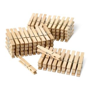 Pinces à linge en bambou de qualité supérieure, pinces à linge en bois naturel, écologiques, pour le séchage des vêtements - Product Image 1