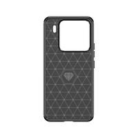 Coque de téléphone de haute qualité en fibre de carbone TPU brossée anti-chute, couleur unie, peinte aux UV, pour 15 Pro 14 13 Ultra Lite