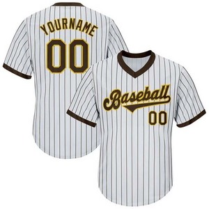 Nom de l'équipe Baseball et Softball Porter des vêtements de sport 100% Polyester Baseball Jersey Chemises Tops Nouveau Style Sublimation Impression Adultes - Product Image 6