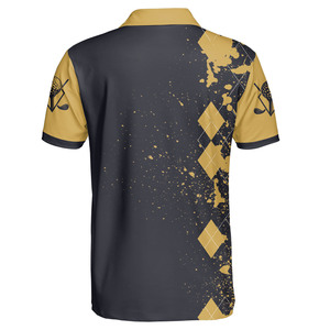 เสื้อโปโลสำหรับผู้ชายเสื้อโปโลกอล์ฟแบบสั่งทำแห้งเร็วเสื้อโปโลระบายอากาศพิมพ์ลายดิจิตอลเต็มรูปแบบเสื้อโปโลสำหรับผู้ชาย - Product Image 3