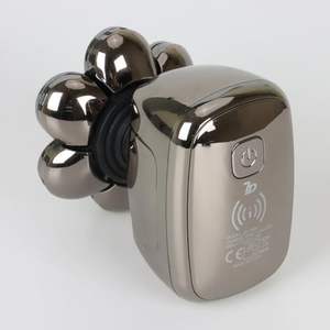 Rasoir électrique étanche IPX7 pour hommes chauves, rasoir rotatif humide et sec avec chargement USB sans fil pour usage facial et application en camping-car - Product Image 2