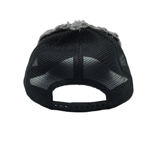 Casquette de camionneur personnalisée de haute qualité pour hommes, broderie, patch en cuir, casquettes de baseball ajustées vierges pour hommes, casquettes de camionneur OEM - Product Image 1