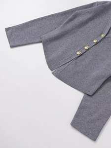 Nouveautés d'hiver Pull en maille à manches longues à col en V ajusté pour femme Respirant Anti-froissement Séchage rapide - Product Image 4