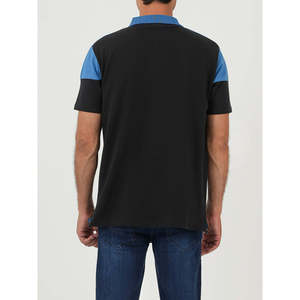 เสื้อโปโล ARAYA ODM ลำลอง ปักลายซิป สีเข้ม ลายเรียบ คุณภาพสูง ผ้าถัก ไซส์ 6XL ทรงปกติ Unze London - Product Image 6