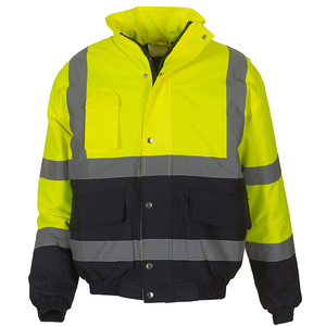 Chaqueta DE SEGURIDAD reflectante 2026 para guardia de seguridad, ropa de trabajo de invierno, chaqueta impermeable de secado rápido de poliéster Unisex de alta visibilidad - Product Image 2