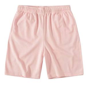 Pantalones cortos cómodos de lana de algodón 100% de Color sólido de peso ligero para hombre, pantalones cortos de verano de talla grande con cordón de calle alta de estilo 2024 para hombre - Product Image 5