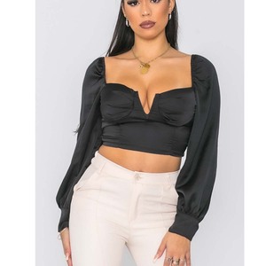 Tops cortos sin mangas para mujer, Top corto sin mangas con espalda cruzada, Camiseta deportiva de doble tela vaquera y algodón liso con cremallera, Sudadera con capucha y Top corto para Fitness y gimnasio - Product Image 4