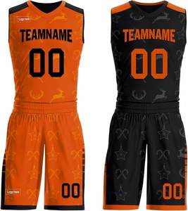 Maillot de basket-ball réversible pour hommes, uniforme de basket-ball personnalisé pour les jeunes, entraînement athlétique, chemises de sport - Product Image 3
