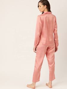 Conjunto de pijama de punto informal para mujer, ropa de dormir de talla grande, cómoda y personalizada, nueva moda, 2022 - Product Image 3