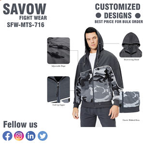 Vente en gros de survêtements professionnels personnalisés en polyester pour l'entraînement sportif, le jogging, la salle de sport, deux pièces, costume décontracté pour hommes - Product Image 4