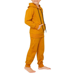 Conjunto de ropa de invierno para niños al por mayor, jersey de lana, suéter, pantalones para correr, chándal unisex para niños para invierno - Product Image 2