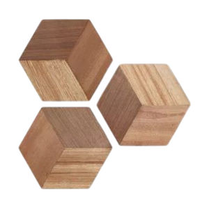 Posavasos de madera Superior de alta calidad, decoración de mesa de comedor de forma cuadrada, manteles individuales de té, posavasos de madera elegantes de diseño elegante - Product Image 6