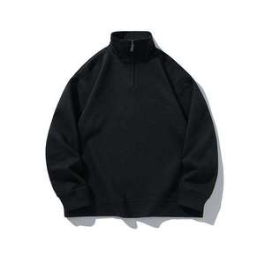 Sudadera con Cierre de Cremallera de 1/4 para Hombre, con Logotipo Bordado, de Algodón, para Sublimación, Sudadera con Cremallera Corta - Product Image 2