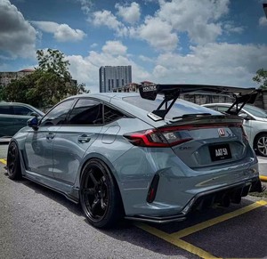 Spoiler Posteriore in Fibra di Carbonio Leggero Stile Vlotex per Honda <span class=keywords><strong>Civic</strong></span> Type R FL5 <span class=keywords><strong>2022</strong></span> e Successivi - Product Image 4