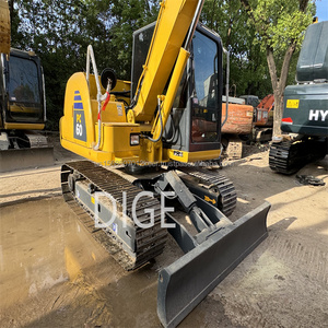 Offre Spéciale – Mini-Excavatrice Komatsu PC60-8 d'occasion, 6 tonnes, d'origine japonaise, modèle 2020, avec pompe hydraulique Parker et moteur Fawde, entièrement testée - Product Image 2