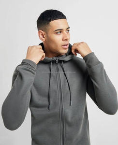 Men's Gym Fitness <b>Tech</b> Fleece Two-Piece Sportswear Set Zip Hoodie and Jogging Sweatpants Printed Tracksuit for Training - Product Image 3