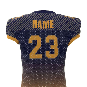Uniforme de fútbol americano personalizado al por mayor 100% jersey de alta calidad con mangas completas talla XL Top para equipos - Product Image 6