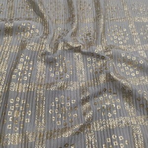 Tejido de punto con volantes de alta calidad de primera calidad, mezcla de LICRA de poliéster, resistente a la contracción antiestática, proveedor de textiles duraderos estirables - Product Image 1