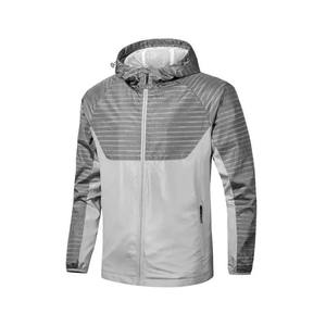 Haute qualité hommes automne veste de course personnalisé mince sport coupe-vent avec toile tissu respirant pour Jogging en plein air - Product Image 2