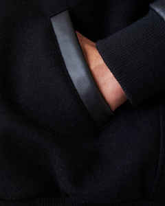 2026 veste de baseball en coton de haute qualité personnalisée pour hommes hiver crâne broderie Hit couleur OEM Logo patchs Style Street Wear - Product Image 6