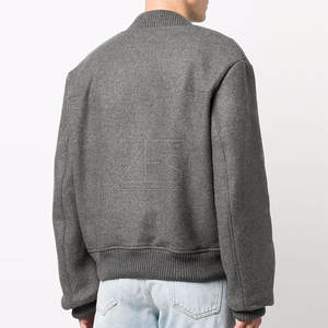 Chaqueta Letterman con Cuello Alto y Logotipo Frontal, Resistente al Viento, para Hombre, Estilo Nuevo, Ropa de Moda de Invierno Más Vendida, Colores Personalizados - Product Image 5