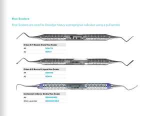 Hu-Friedy Curetas dentales manuales Venta caliente Instrumentos dentales Escaladores dentales - Product Image 4