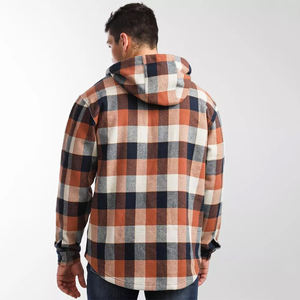 Vêtements d'hiver pour hommes 2026, sweat-shirt en flanelle uni de haute qualité, design personnalisé, teinture unie, vente en gros OEM, 100% coton - Product Image 6