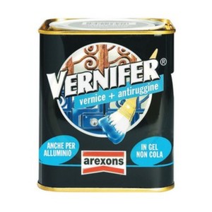 Vernice e Antiruggine Vernifer Brillante Grigio Scuro 750 ml Colore 4876 - Product Image 1