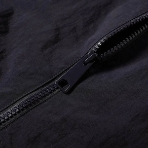 Customized Printed Canvas Lining Plus Size 100% Polyester Quick Dry Color Block Stand Collar Windbreaker <b>Jackets</b> Breathable - Product Image 3