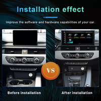 12.3 "Navigation avec musique lecteur multimédia autoradio Android écran tactile pour Audi A4 A4L B9 2017-2019 WIFI CARPIAY