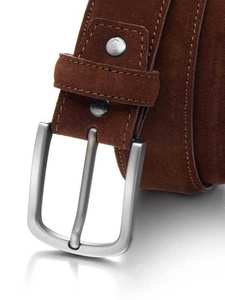 Cinturón de Cuero de Alta Gama para Hombre con Hebilla de Aleación Premium, Ajustable y Duradero, para Uso Formal, Casual y con Jeans - Product Image 2