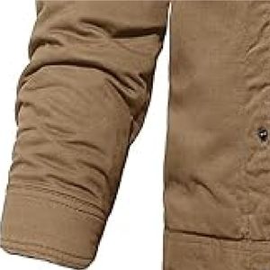 Nouvelle veste vintage en coton pour hommes, fermeture à glissière épaisse de style vintage pour veste d'hiver - Product Image 5