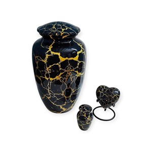 Urne funéraire patriotique avec motif drapeau et couvercle amovible pour l'hommage et le sacrifice - Product Image 4