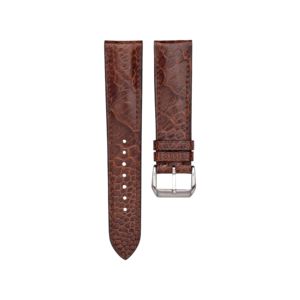Bracelet de montre en cuir de jambe d'autruche 100% authentique, artisanat exotique fait main, couture fine, cuir de qualité supérieure, taille et longueur personnalisées - Product Image 4