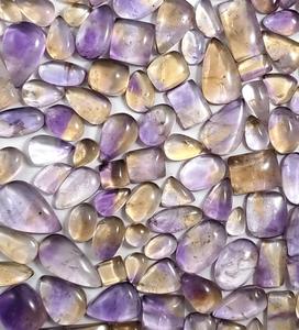 Ametrine Cabochons Natural Quartz <b>Opal</b> Crystal Gemstone Spectacular Color Loose Gemstones - Product Image 1