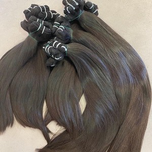 Haute Qualité Super Double Dessiné Os Droite Extensions de Faisceaux de Cheveux Vierge Cuticule Alignée Cheveux Cru Vietnamien Cheveux Vendeur - Product Image 4