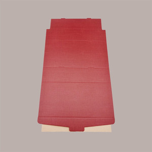 Boîte cadeau de luxe en papier Bordeaux effet soie pour 2 bouteilles 340x180x90 mm, lot de 10 pièces pour cadeaux haut de gamme - Product Image 2