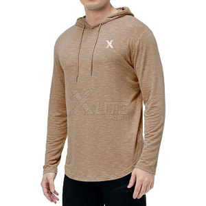 Sweat à capuche en polaire pour homme, coupe ajustée, confortable, durable, séchage rapide, élégant, idéal pour l'entraînement sportif en hiver - Product Image 4