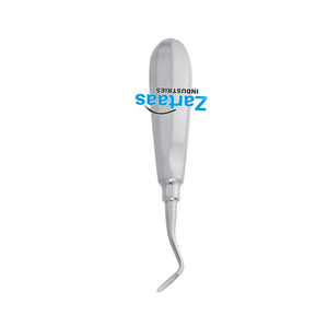Elevador de Raíz Dental Quirúrgico de Acero Inoxidable de Alta Calidad, No Estéril, Curvatura Izquierda, 3mm - Product Image 4