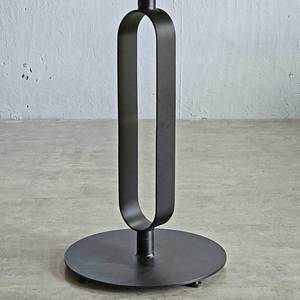 Mesa de Centro Redonda AUDI de Estilo Rústico Moderno Hecha a Mano con Tapa de Cerámica y Patas de Hierro para Sala de Estar CFD68150 - Product Image 3