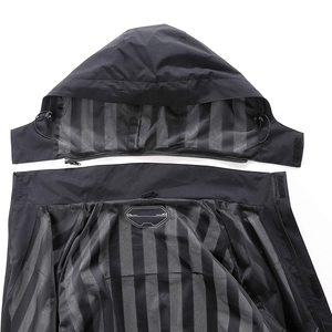 Veste coupe-vent bomber à capuche pour homme, de haute qualité, légère, respirante, écologique, coupe-vent, hiver - Product Image 3