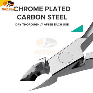 คีมตัดหนังที่ทำจากเหล็กกล้าคาร์บอนแบบมืออาชีพที่มีการออกแบบให้มีกรามแบบ6มม. และมีสปริงคู่แบบฝรั่งเศสเพื่อการดูแลเล็บที่แม่นยำ - Product Image 5