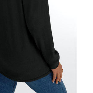 Sudadera Ecológica para Mujer, Sudadera de Algodón Orgánico, Ropa Casual Sostenible, Sudadera Lisa Teñida para Mujer para Imprimir - Product Image 6