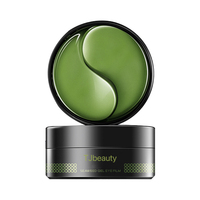 Soins de la peau coréens Solution raffermissante et anti-rides pour les sous-yeux Concombre de mer et hydrogel noir Patch coréen pour les yeux