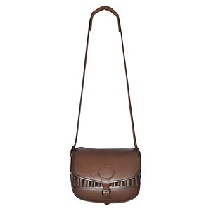 Funda para Pistola de Cuero Genuino Marrón, Acolchada, Tipo Slip-On, Estuche Corto, Funda de Caza Forrada - Product Image 5