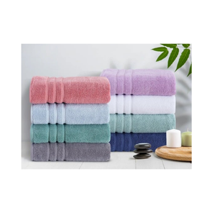 Serviette de bain en coton 100% rayée Terry 30x60 pouces, poids 550 GSM, certifiée GOTS, fabriquée en Inde, idéale pour les fournitures d'hôtellerie OEM ODM - Product Image 6
