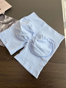 Pantalones cortos de impacto con logotipo, pantalones cortos de yoga sin costuras, ropa deportiva de entrenamiento de alto estiramiento para mujeres, Fitness, gimnasio, correr, ajuste cómodo - Product Image 5