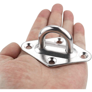 Meilleur Prix Mousqueton Moderne en Acier Inoxydable avec Plaque Diamantée, Durable, pour Suspension, Télécommande, Porte, Bateau, Plafond, etc. - Product Image 4