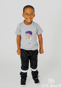 Ensemble t-shirt et pantalon pour enfants de haute qualité en polyester/coton - Product Image 3